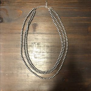 3 Strand Navajo Pearl Necklace